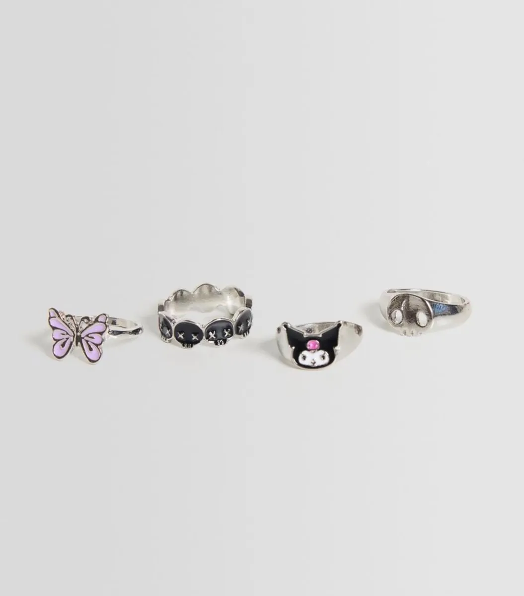 Kuromi rings & earrings, Bershka - Image 3