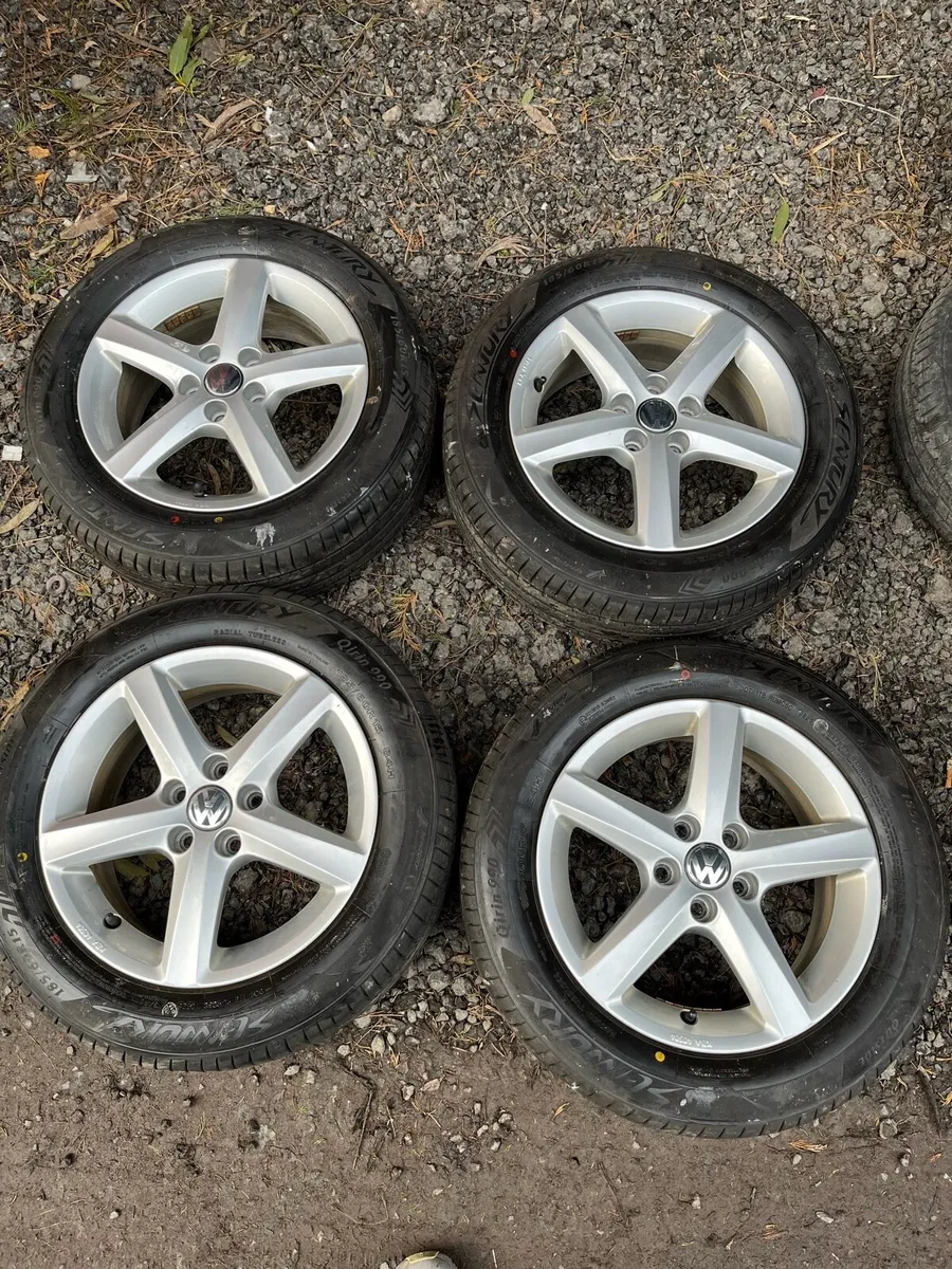 15’ Genuine VW Polo 5x100 alloy wheels - Image 1
