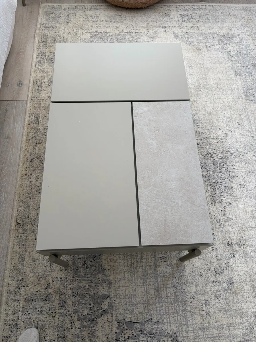 functional coffee table with storage - Image 1