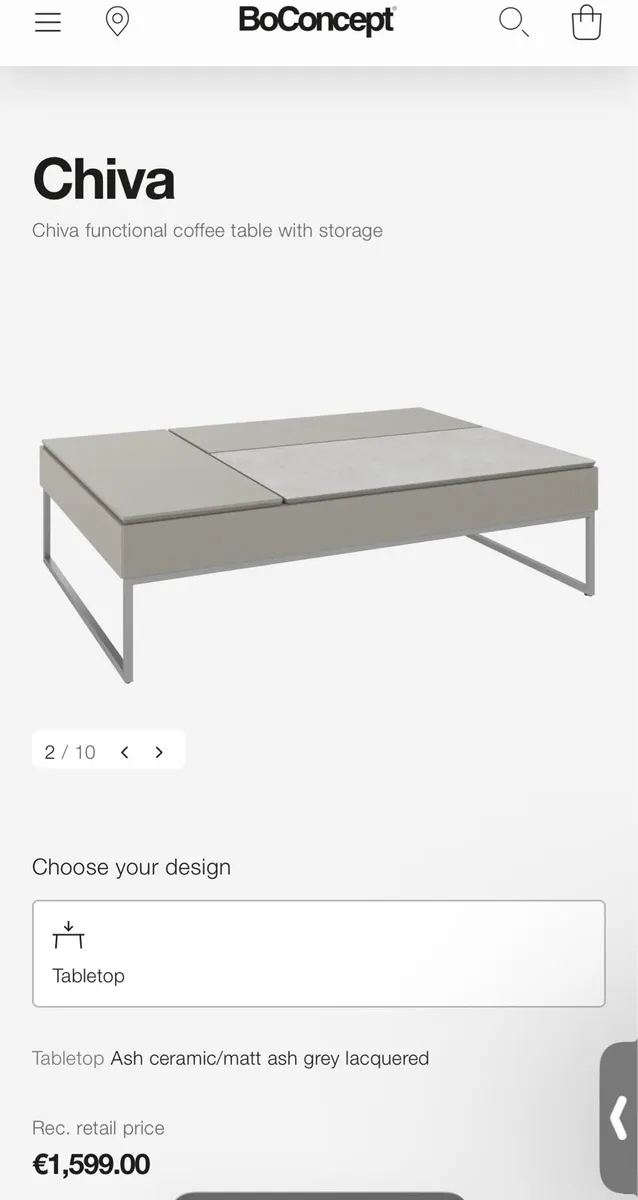functional coffee table with storage - Image 2