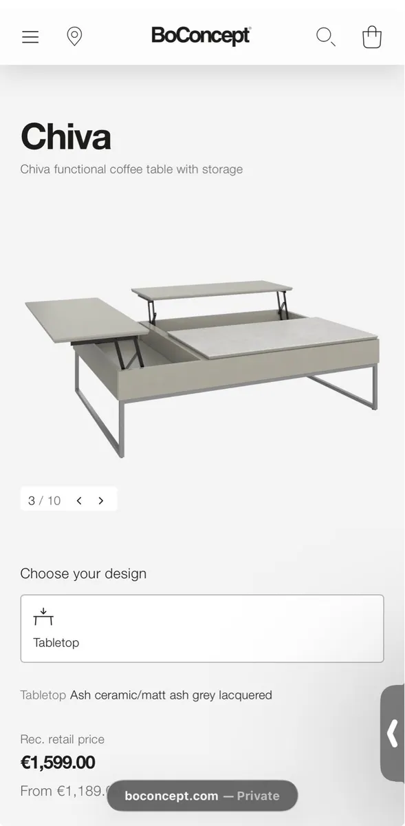 functional coffee table with storage - Image 3