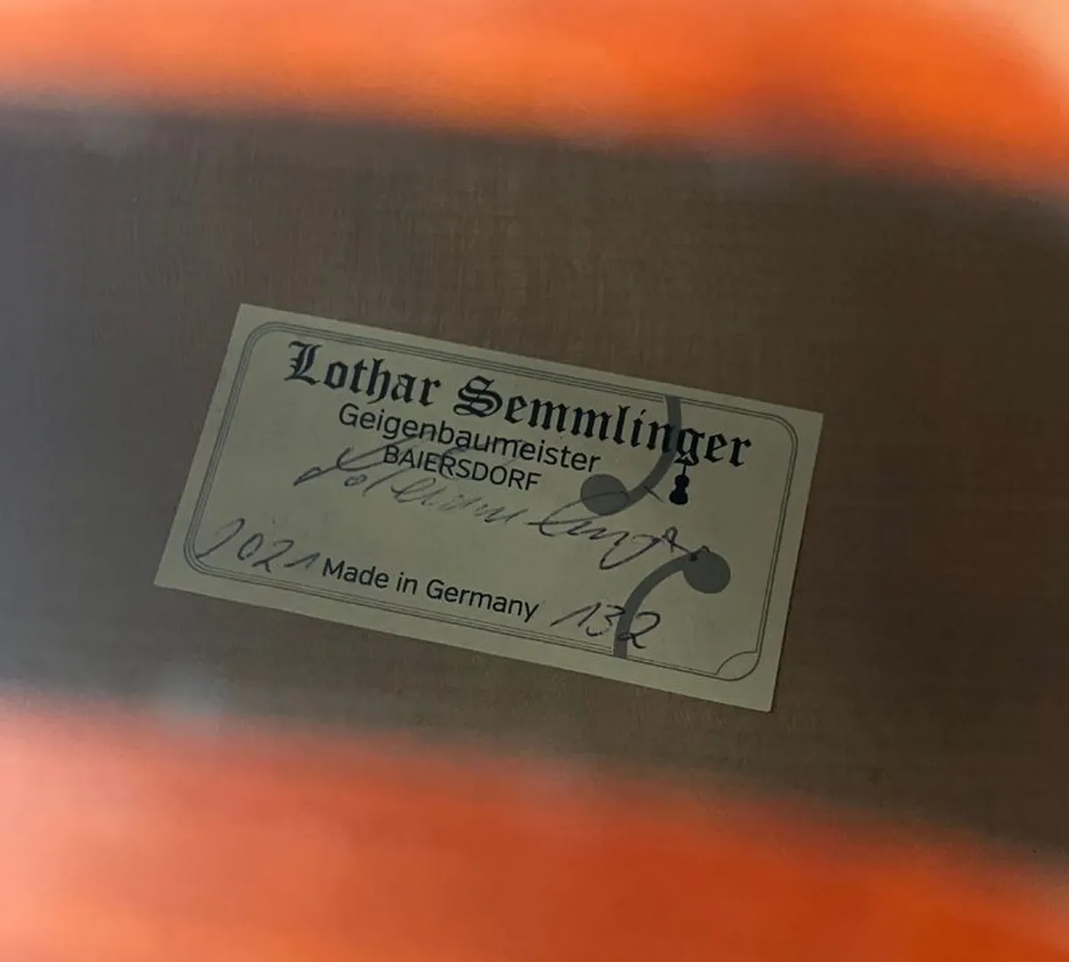 Lothar Semmlinger No. 132 Cello 4/4 - Image 4