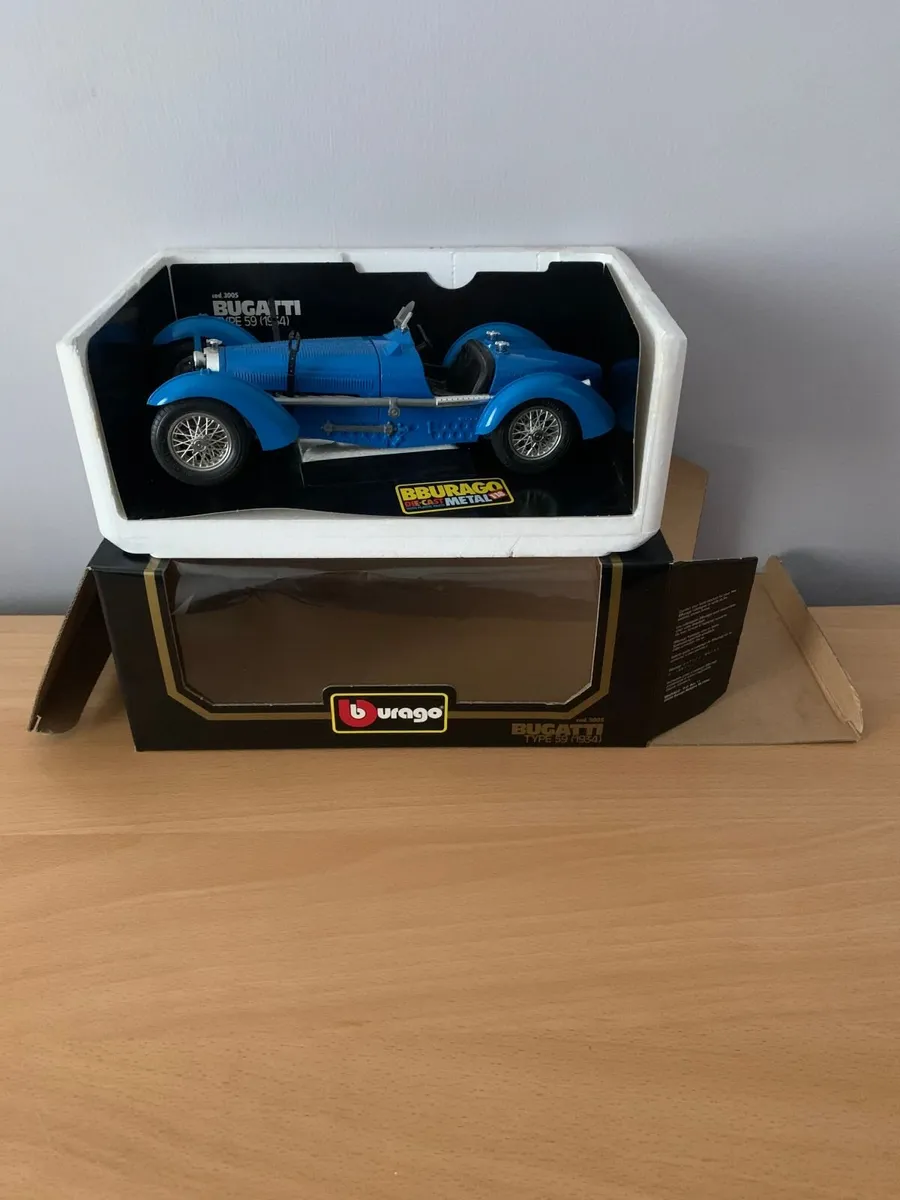 Bugatti Type 59 (1934) 1/18 Burago Model Car - Image 4