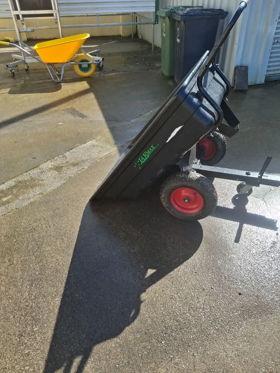 Lawn tractor trailer/ wheelbarrow - Image 1