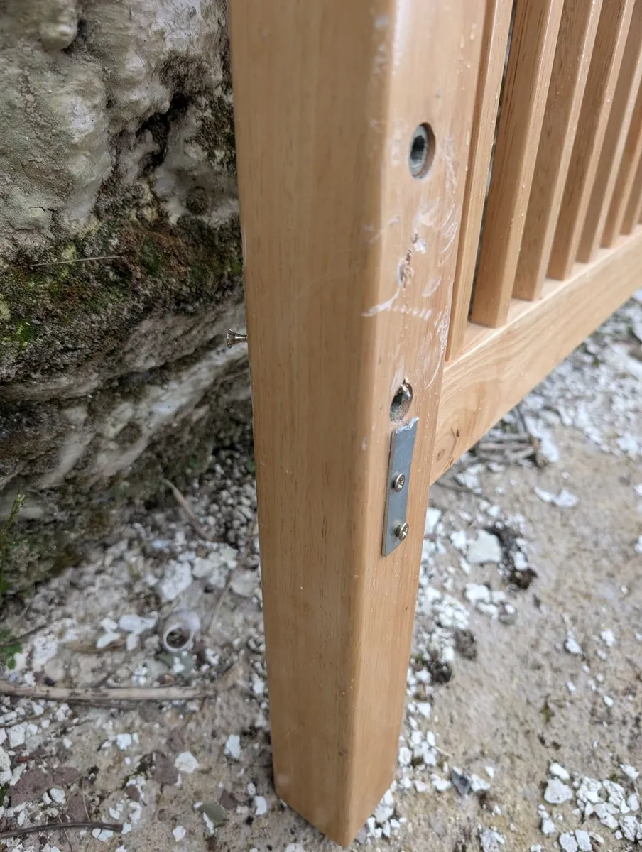 Scrap wood / Double bed headboard and footboard - Image 1