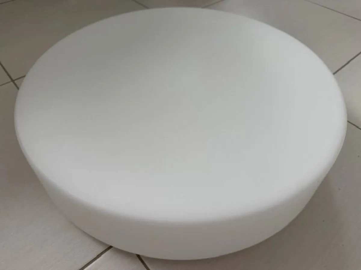 Large opal glass ceiling/wall lights - Image 1