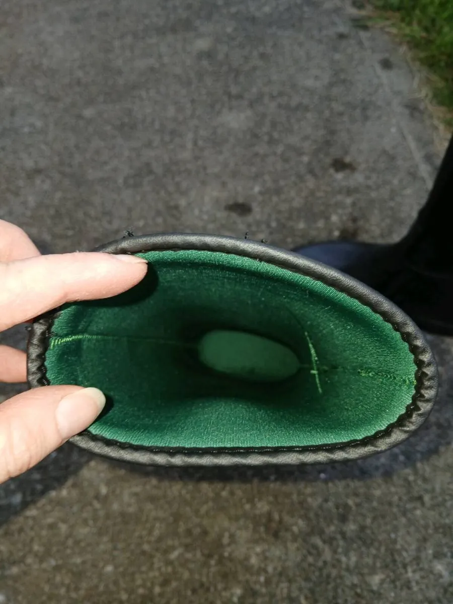 PVC Black Lined Riding Boots kids - Image 3