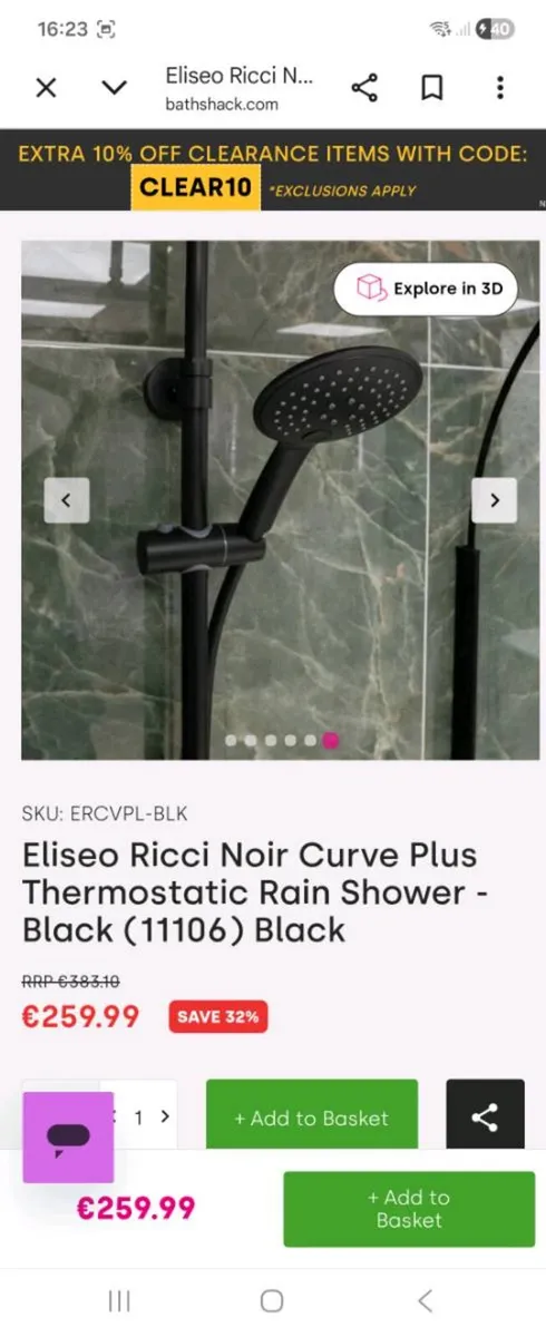 Thermostatic shower - Image 3