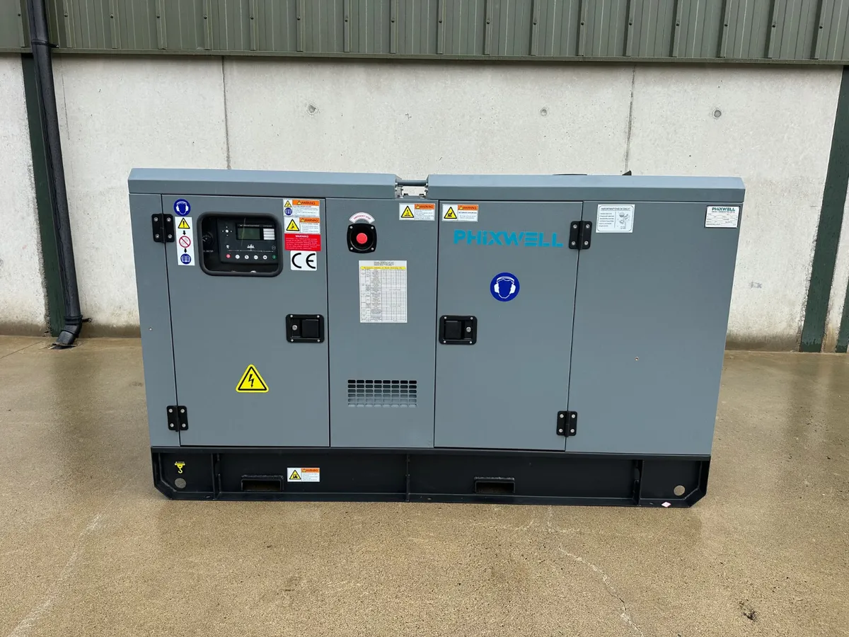 Phixwell GFS-25KVA Silent Diesel Generator 1500RPM - Image 1