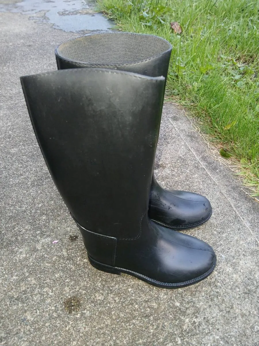 PVC horse riding boots size 28 - Image 1