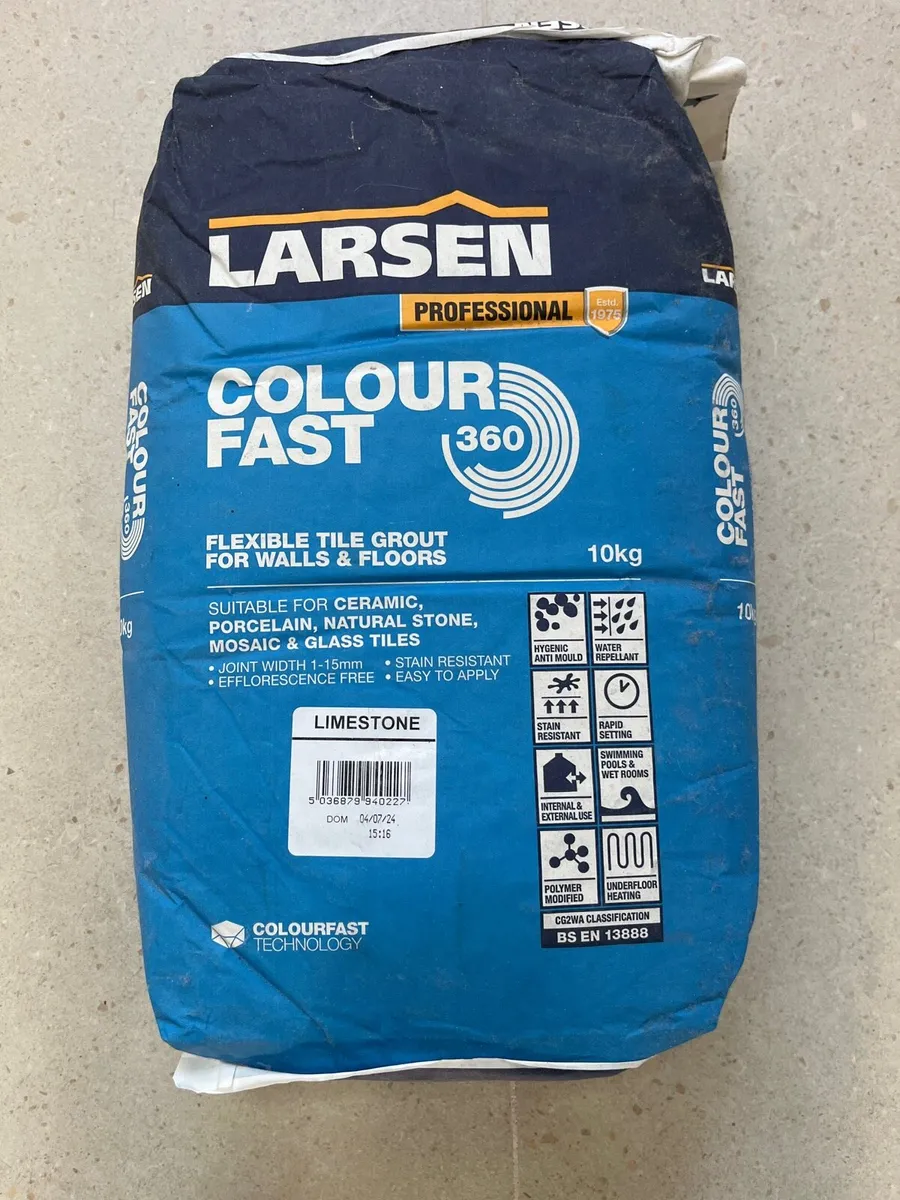 Larsen limestone grout 10kg - Image 1