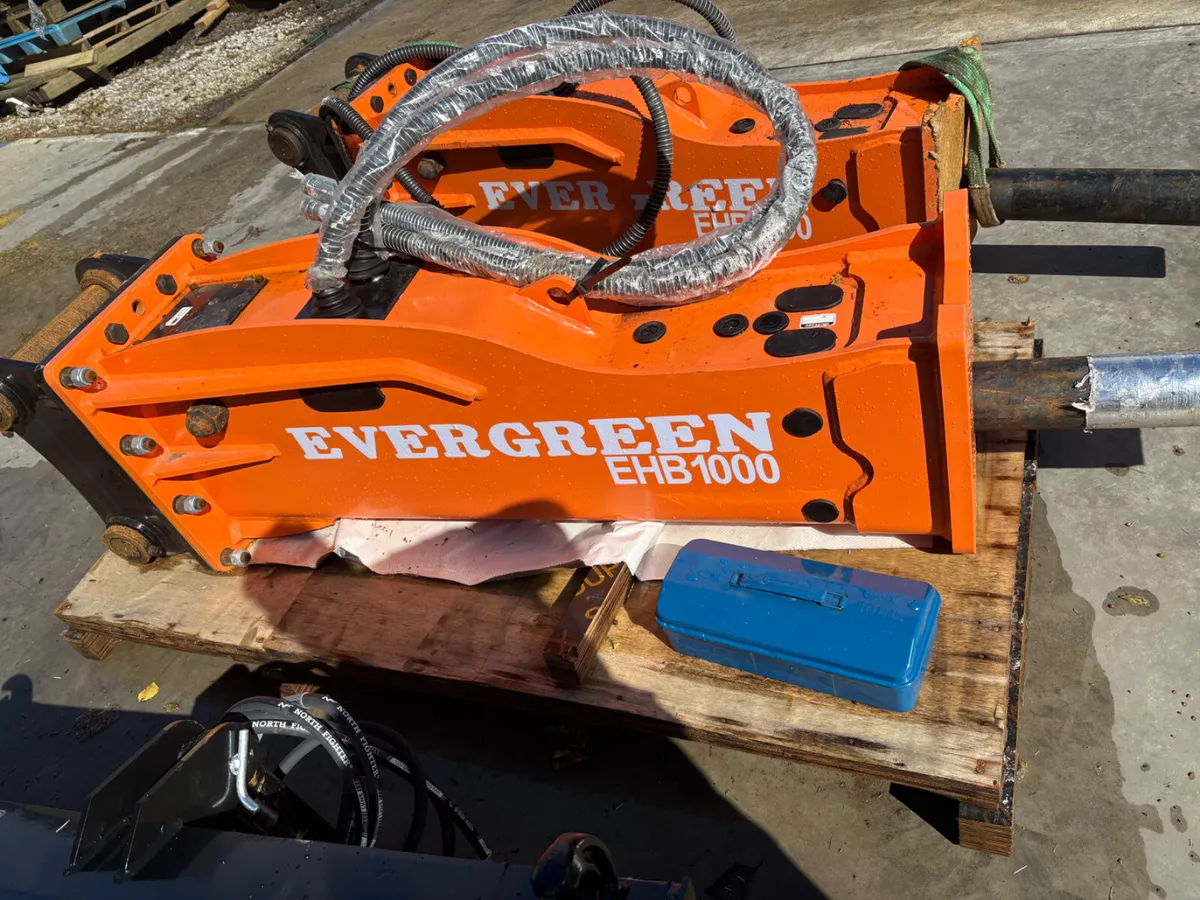 New 14ton Evergreen EHB 1000 Rock Breakers - Image 1