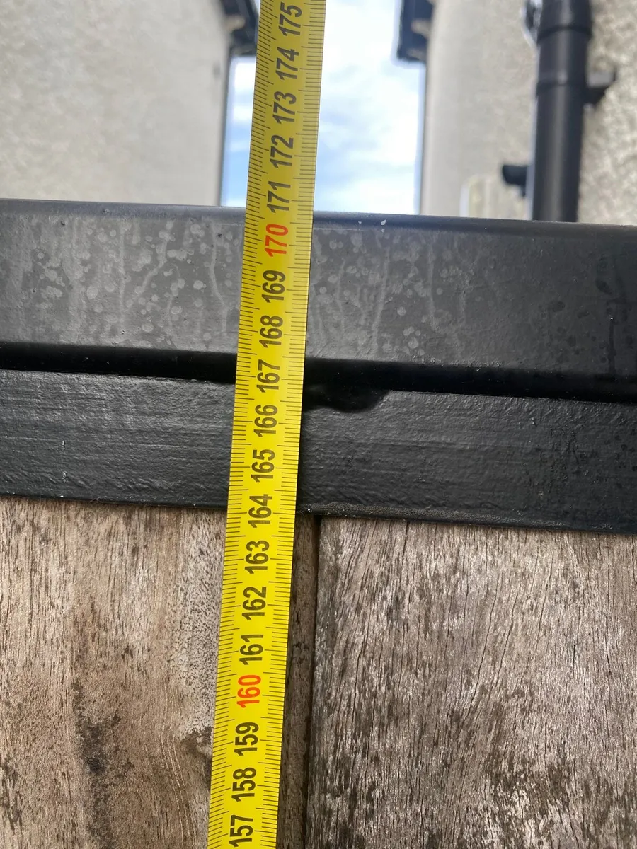 Hardwood galvanised steel gate - Image 2