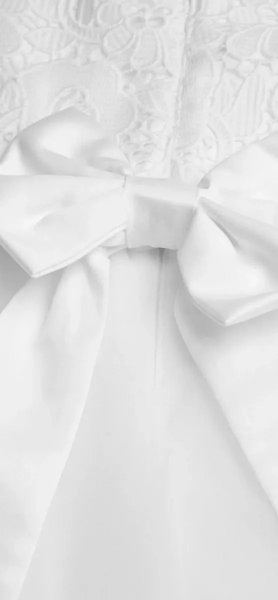 Communion Bridesmaid Dress & Satin Bolero Age 7 - Image 4