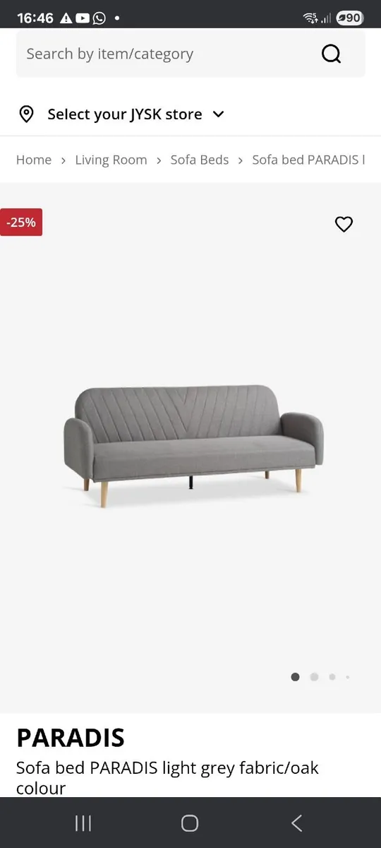 Sofa bed - Image 1