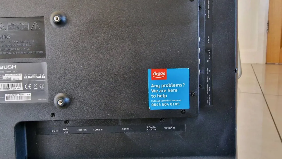 Bush 24‑inch LED TV/DVD Combo - Image 3