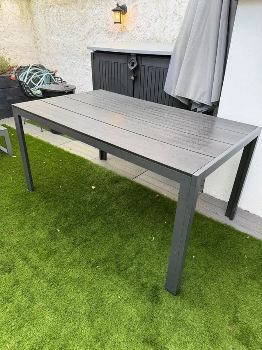 outdoor table black / grey - Image 2