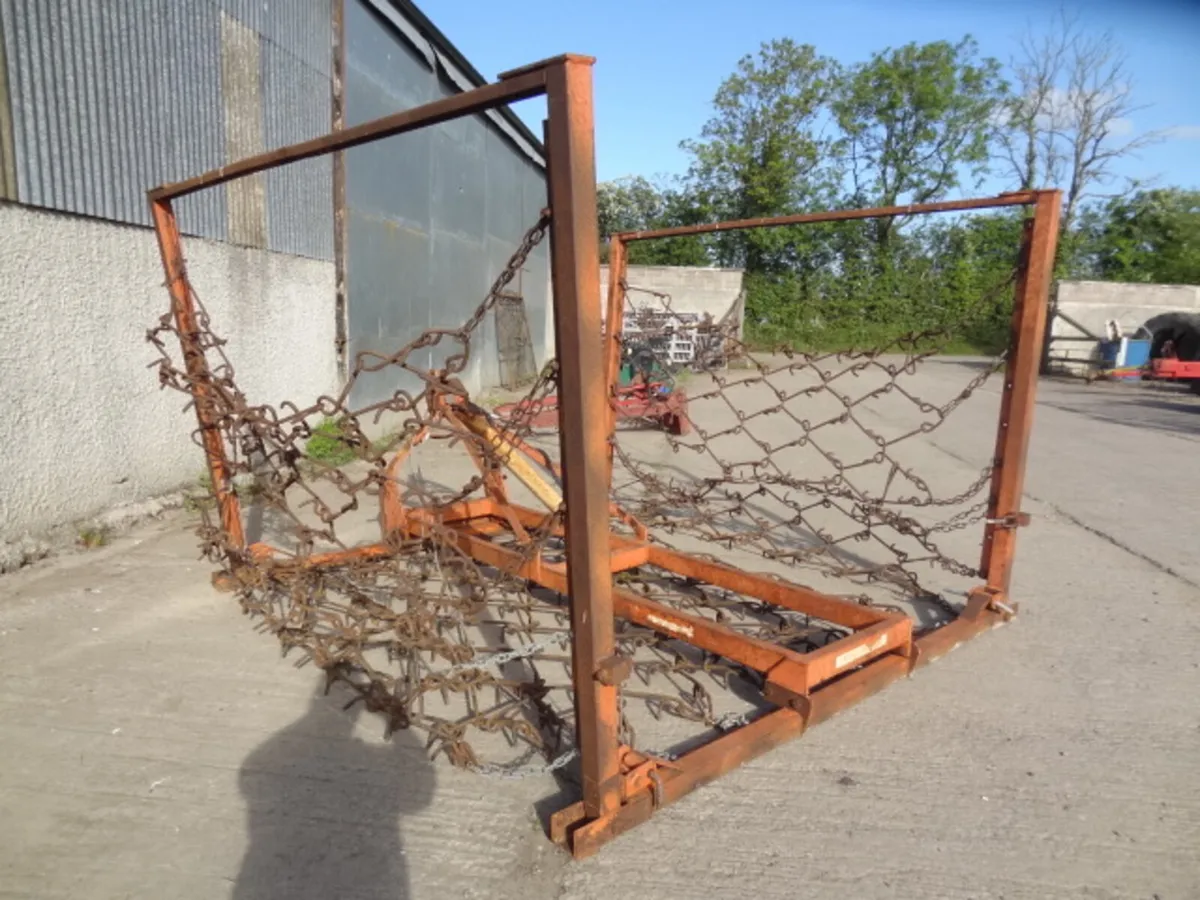 16FT Mounted Hydraulic Folding Chain Harrow - Image 3