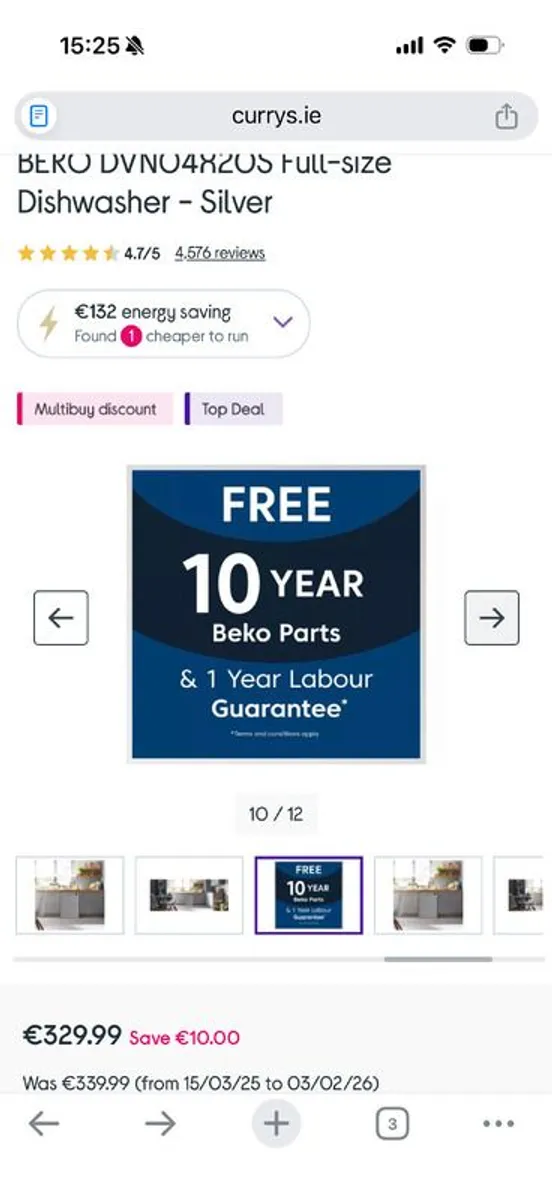 Silver dishwasher - Image 2