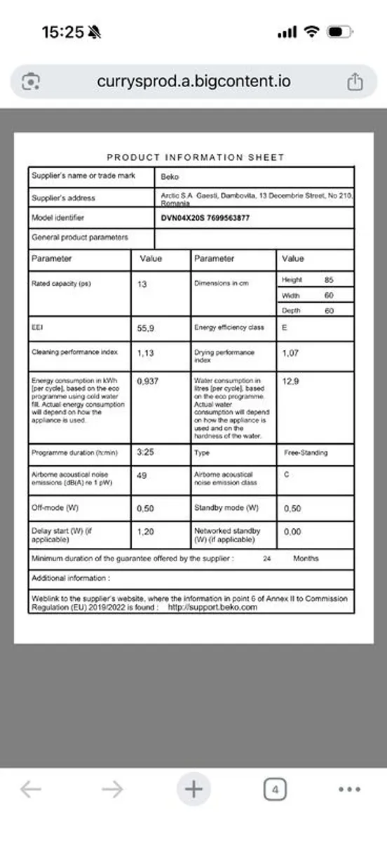 Silver dishwasher - Image 3