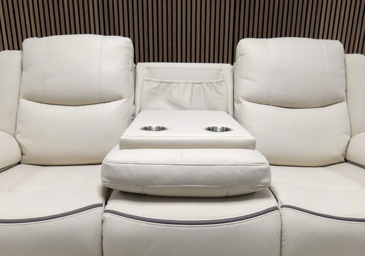 Chloe 3+1+1 Seater Micro Fabric Recliner Sofas - Image 4