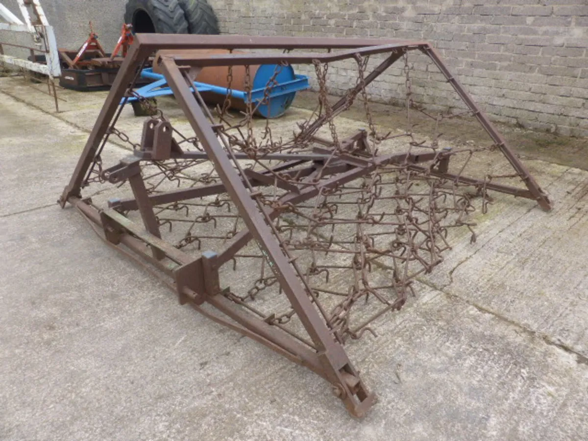 15FT Mounted Chain Harrow - Image 1