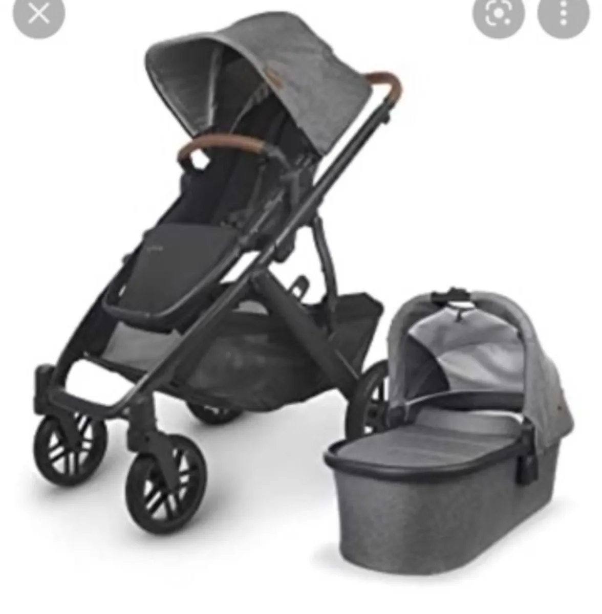 Uppababy V2 Greyson full buggy/ pram set. Also Cybex car seat & isofix - Image 4