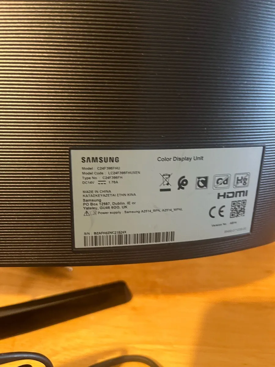 Samsung monitor 24” - Image 3