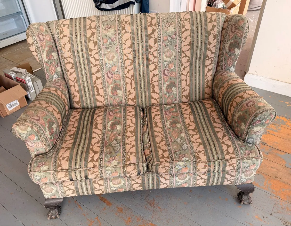 Small antique sofa - Image 1
