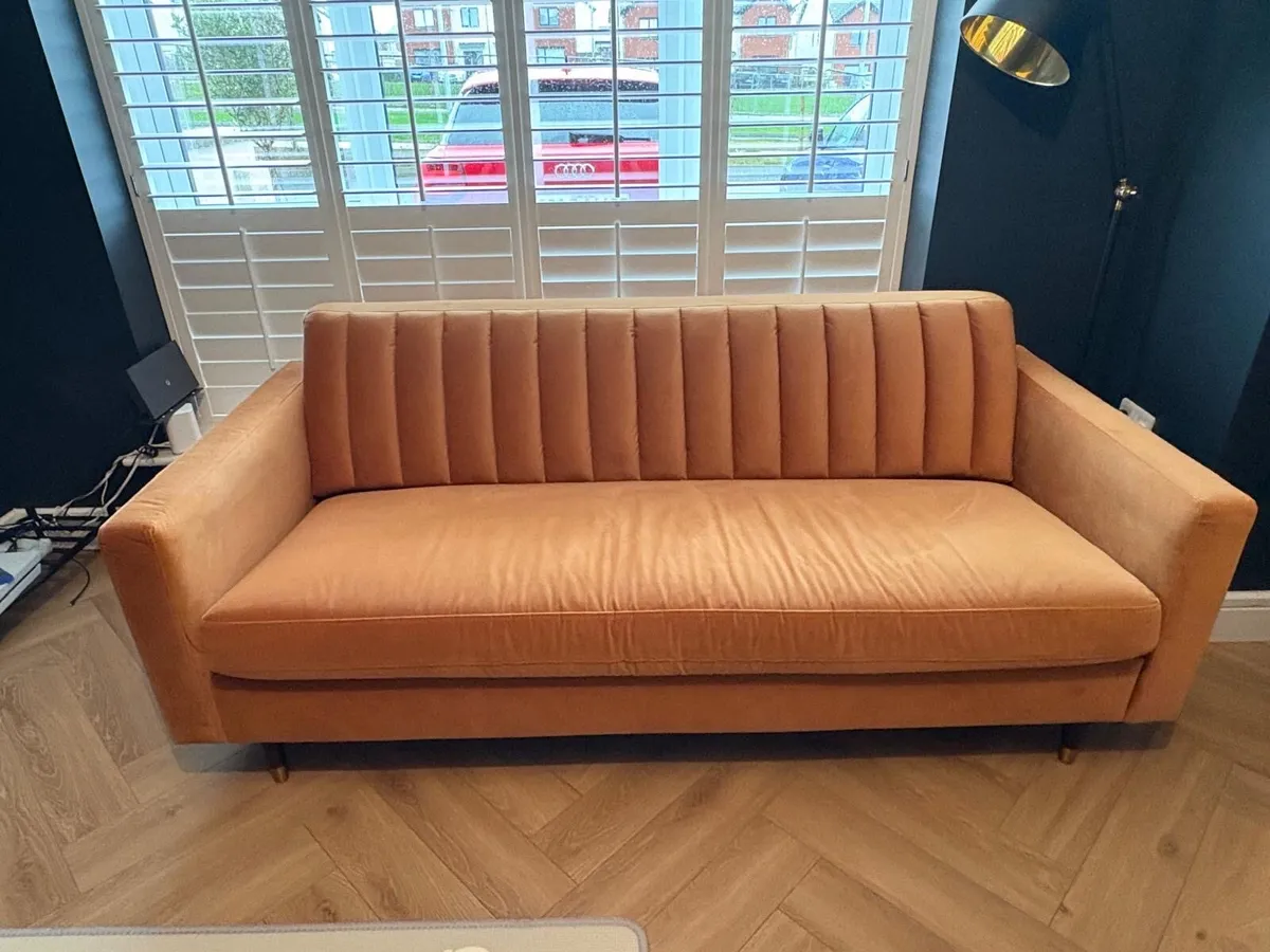 Premium Velvet Couch - Image 2