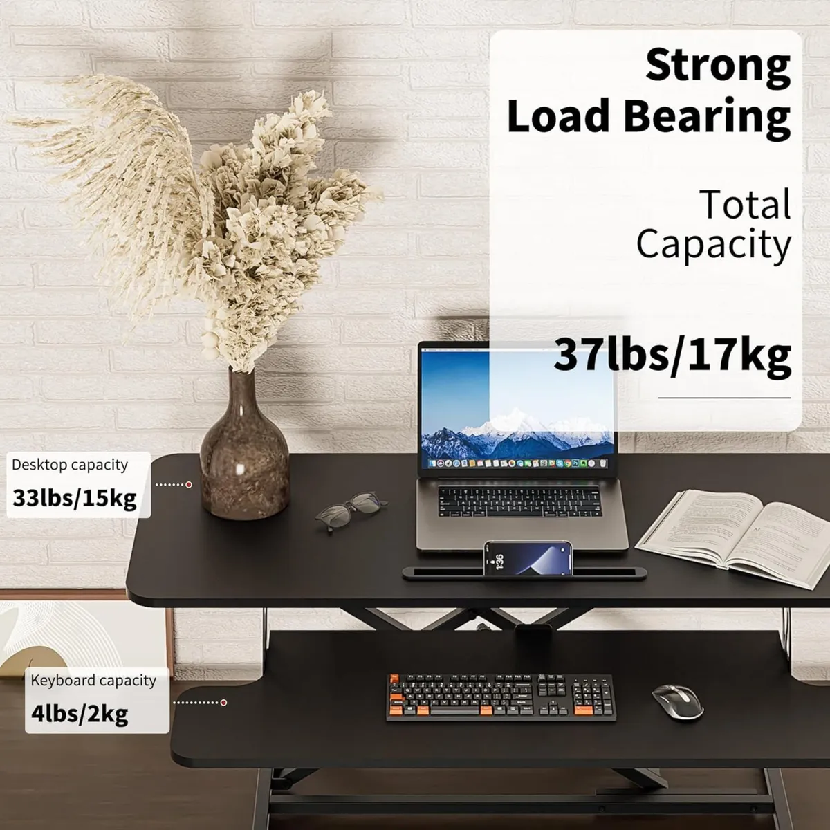 Standing Desk Converter 106cm/42’’ Height - Image 4