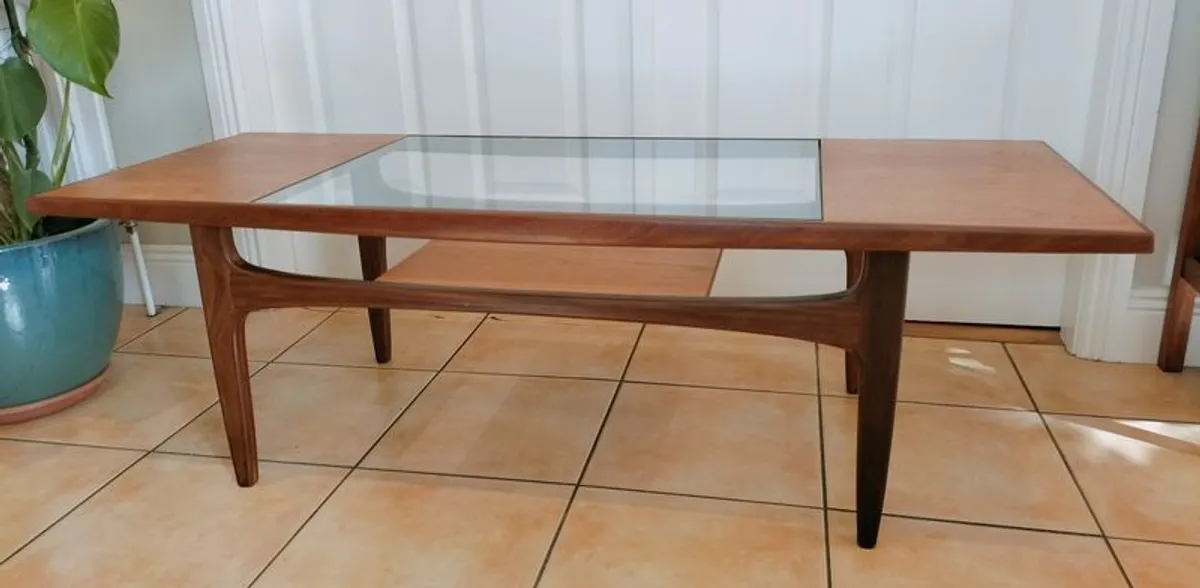 Mid Century Vintage Glazed G Plan Coffee Table - Image 4