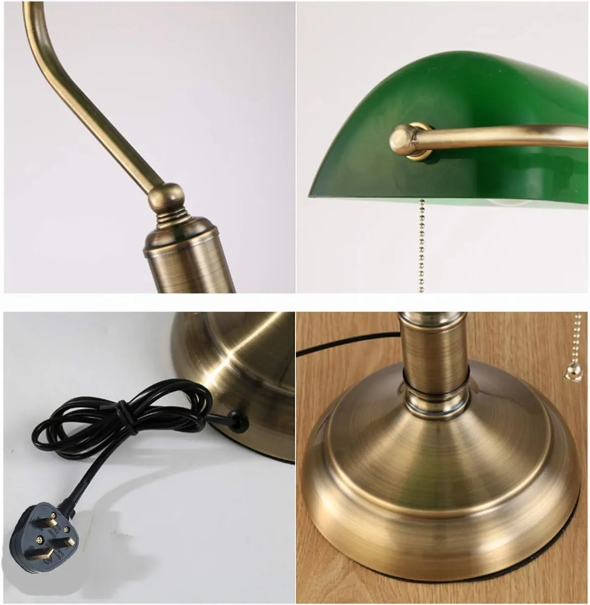 Vintage Desk Lamp/Table Light/Bedside Study - Image 4