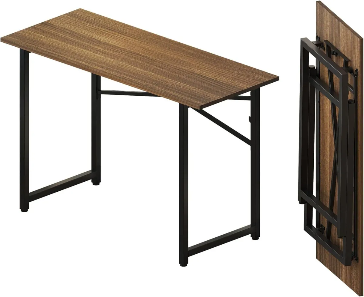120 cm Folding Desk Writing Gaming Computer - Image 1