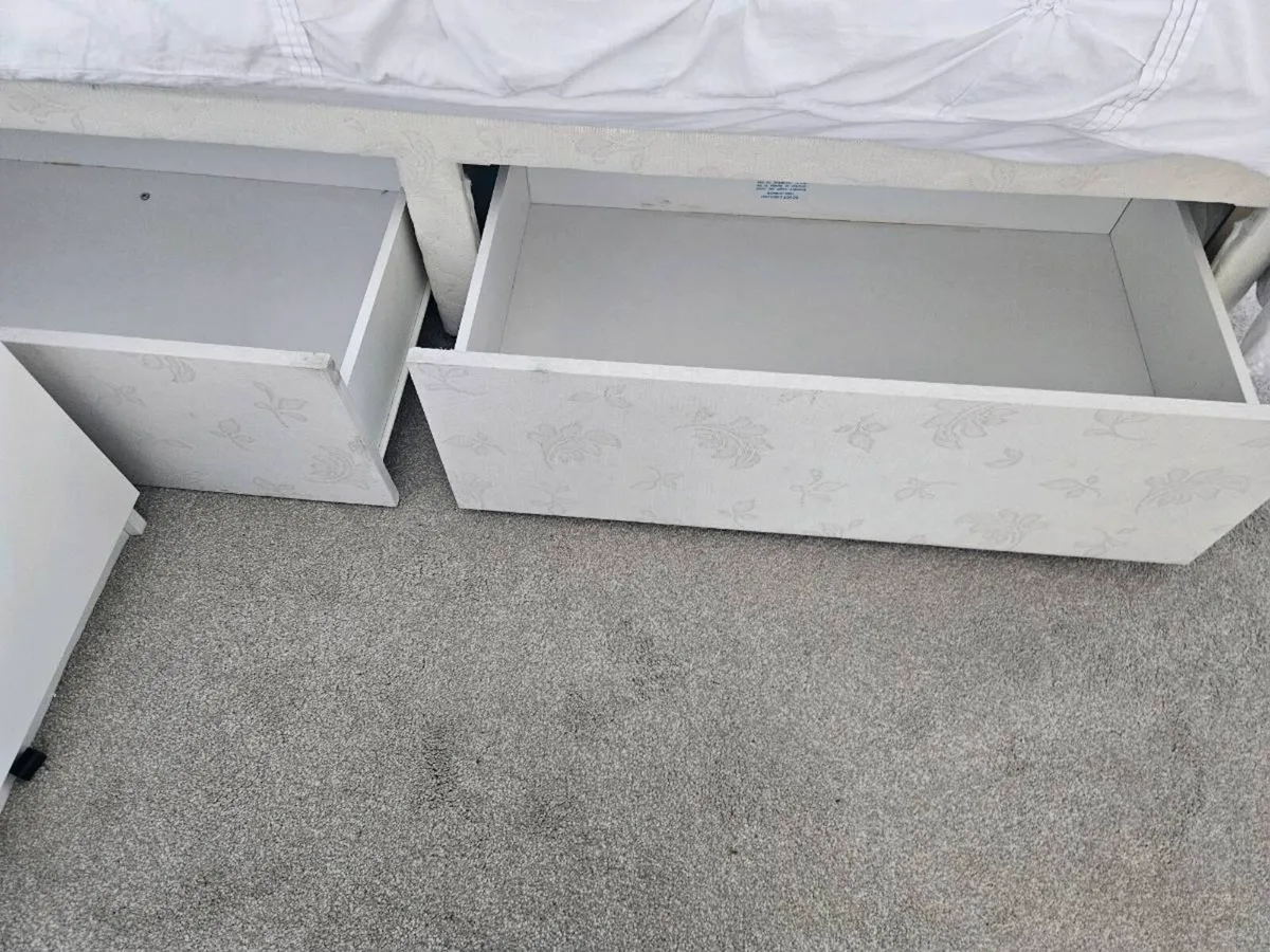 3' Single Bed with Drawer Storage and New Mattress - Image 3