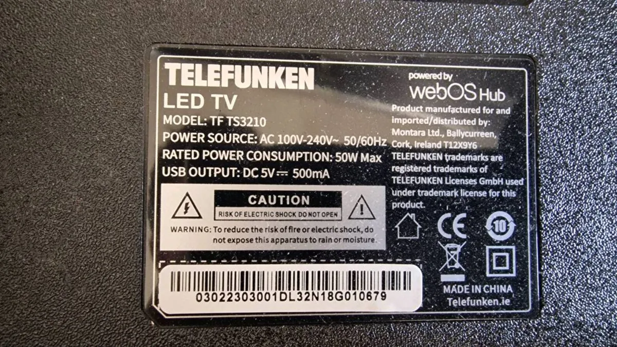 32-inch Telefunken smart TV's - Image 2