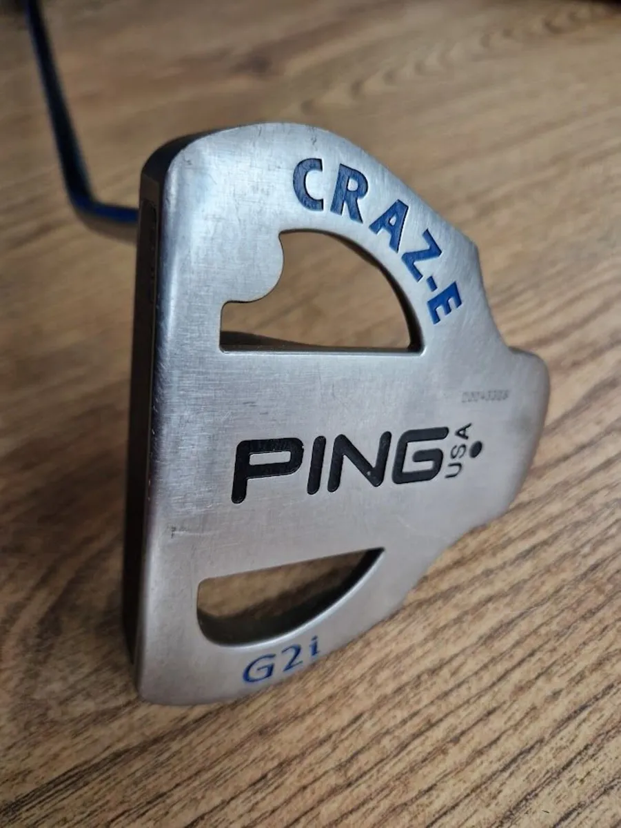 Ping Craz-E mallet G2i putter with Super Stroke - Image 1