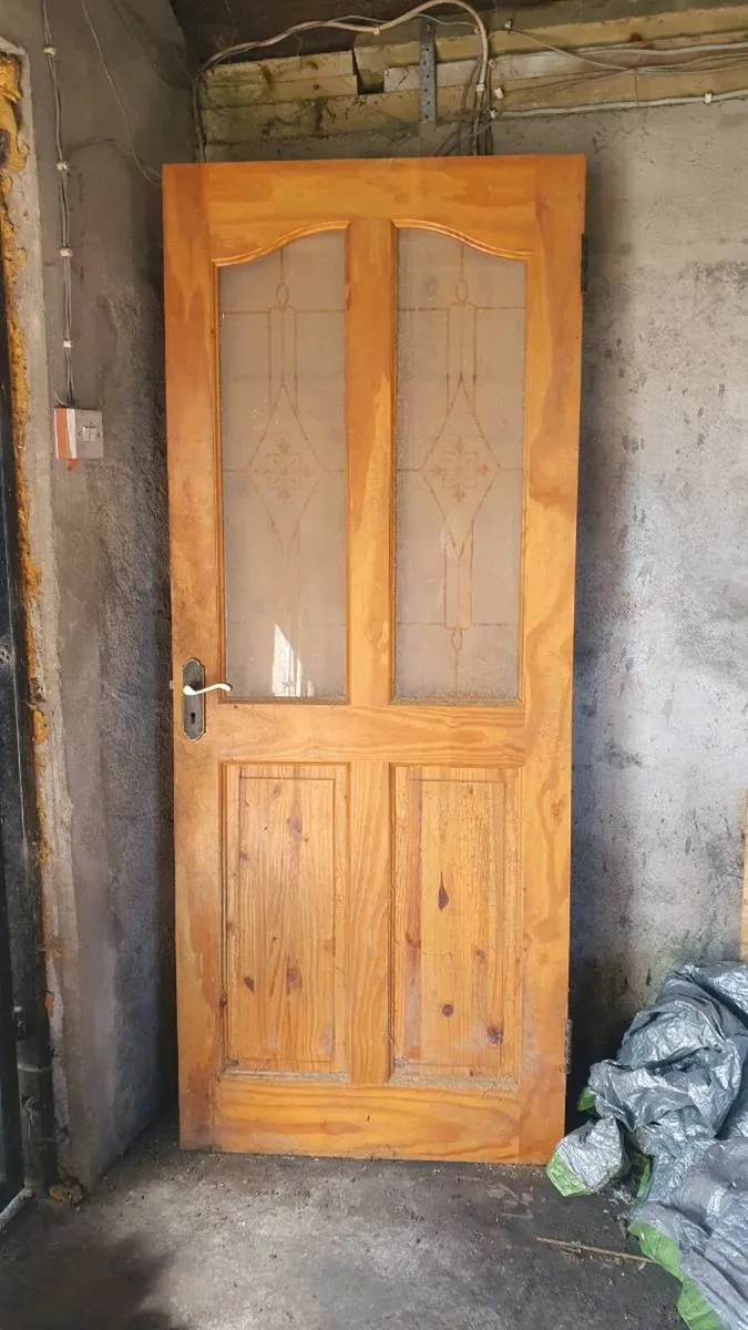 2 Solid Wood Doors FREE - Image 1