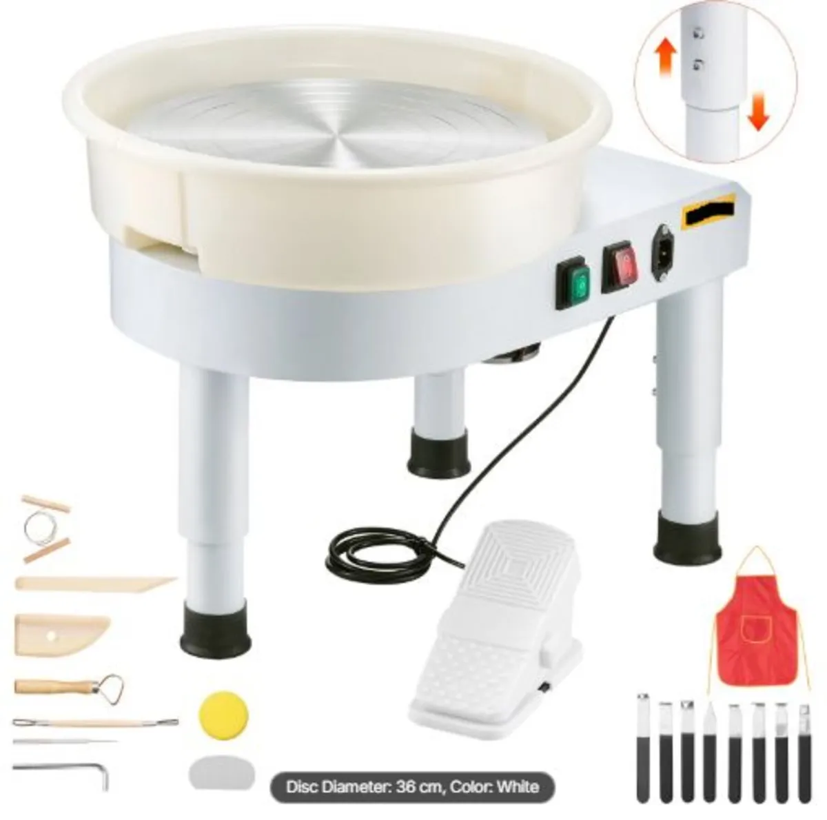 Pottery Wheel,35 cm Ceramic Wheel Forming Machine - Image 1