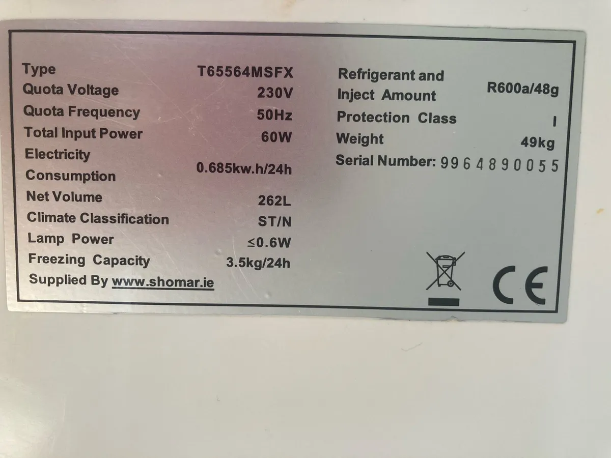 Thor Fridge Freezer - Image 2