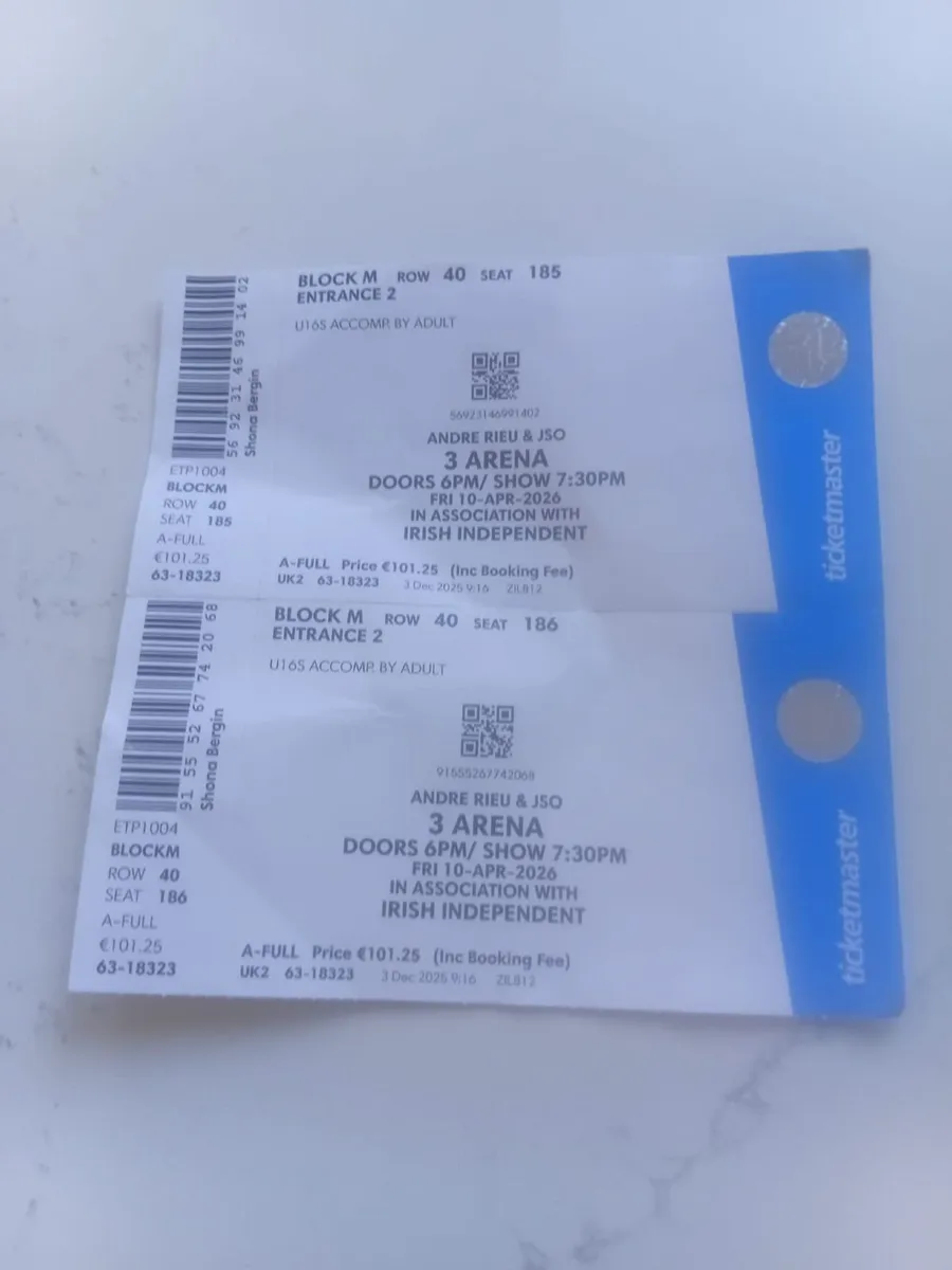 Andre Rieu concert tickets