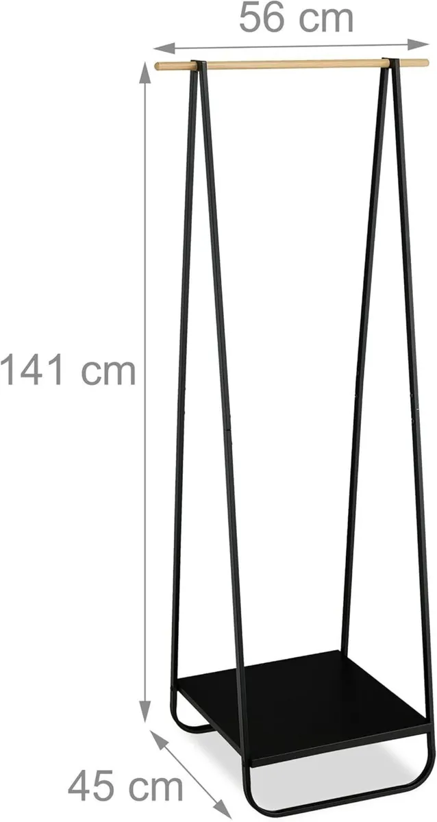 Metal Rack with Shelf HWD: 141 x 56 45 cm - Image 3