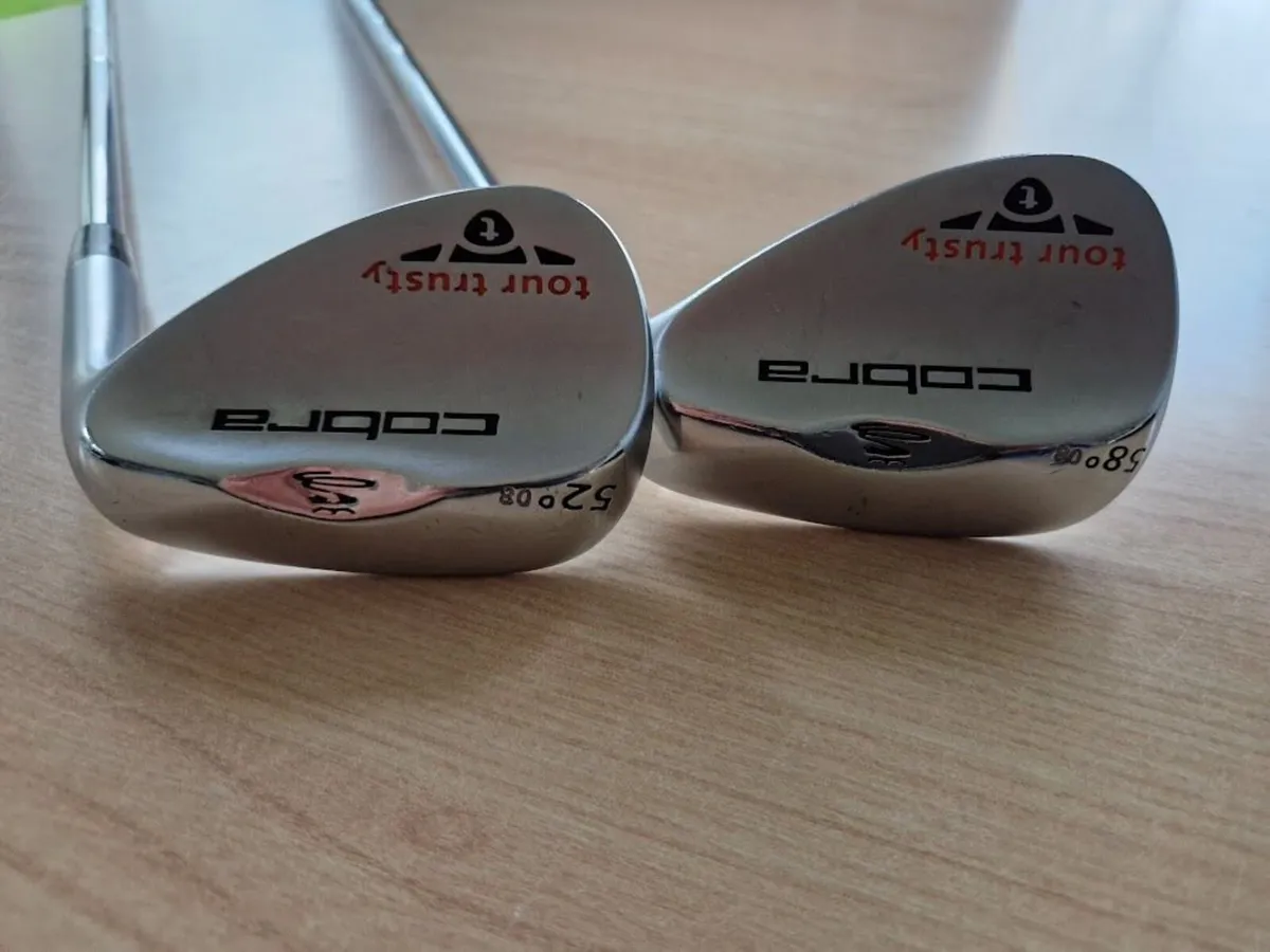 Cobra Tour Trusty Wedges 52° & 58° - Image 1