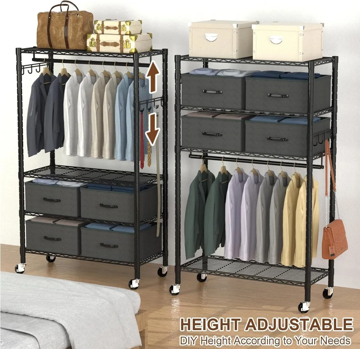 Clothes Rail Heavy Duty Clothing for Hanging - Image 4