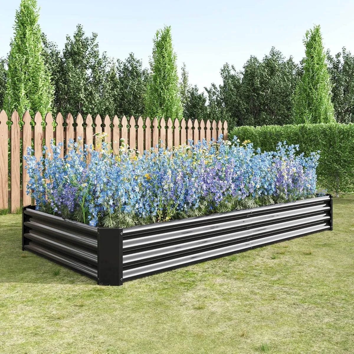 Large Raised Beds for Garden Planters Outdoor 8 X - Image 1