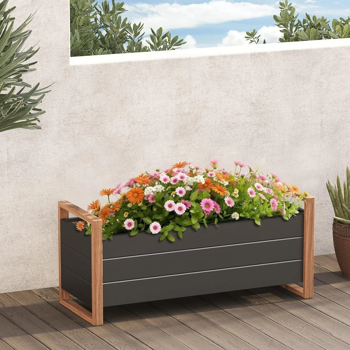 Raised Bed for Garden Planter with Metall - Image 1