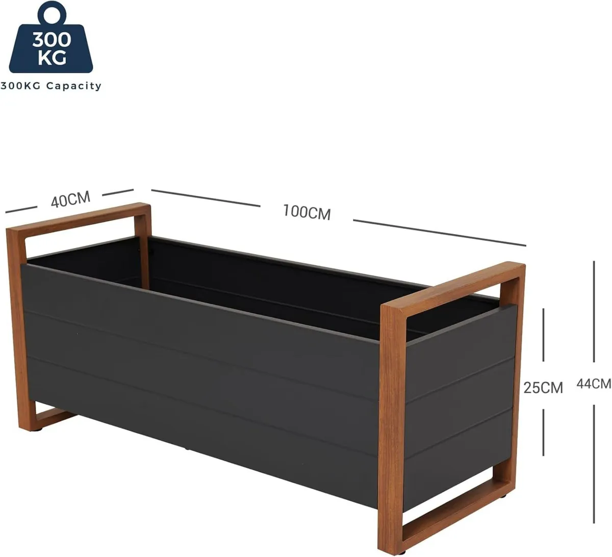 Raised Bed for Garden Planter with Metall - Image 2