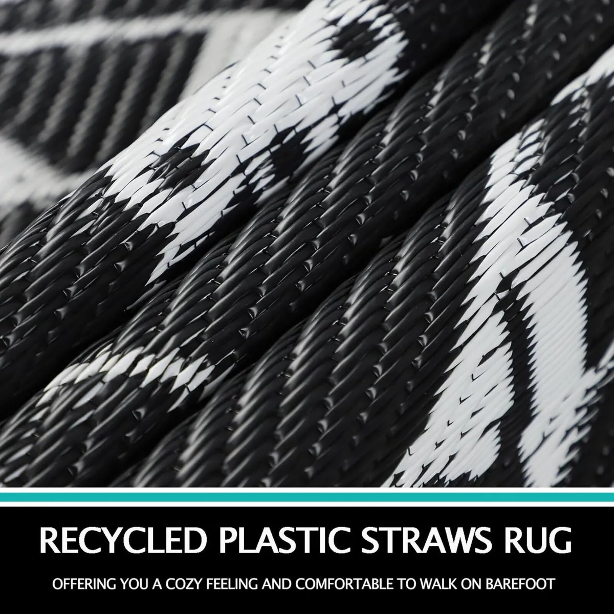 Boho Outdoor Rugs Round 300cm Waterproof Garden - Image 4