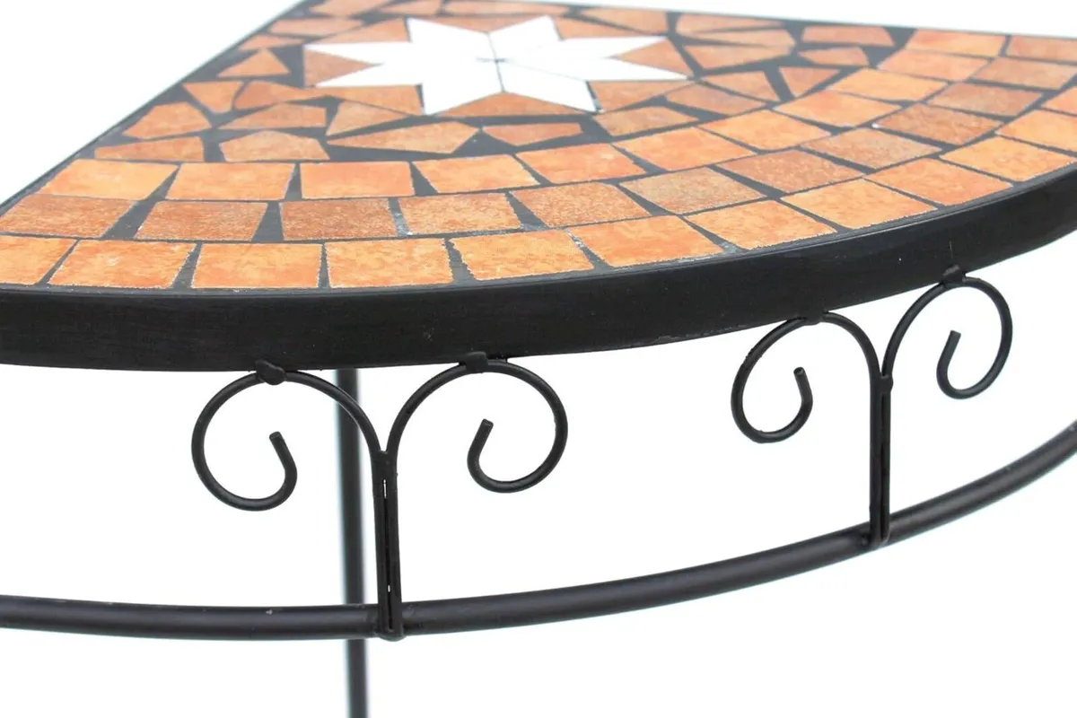 Stool Merano Mosaic 2 pcs. Set Flower stand 42 - Image 4