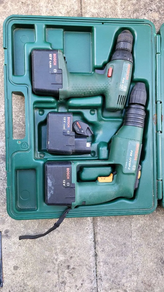 Bosch cordless drill set - needs charger